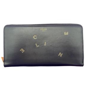 Celine Black Leather “ABC” Wallet